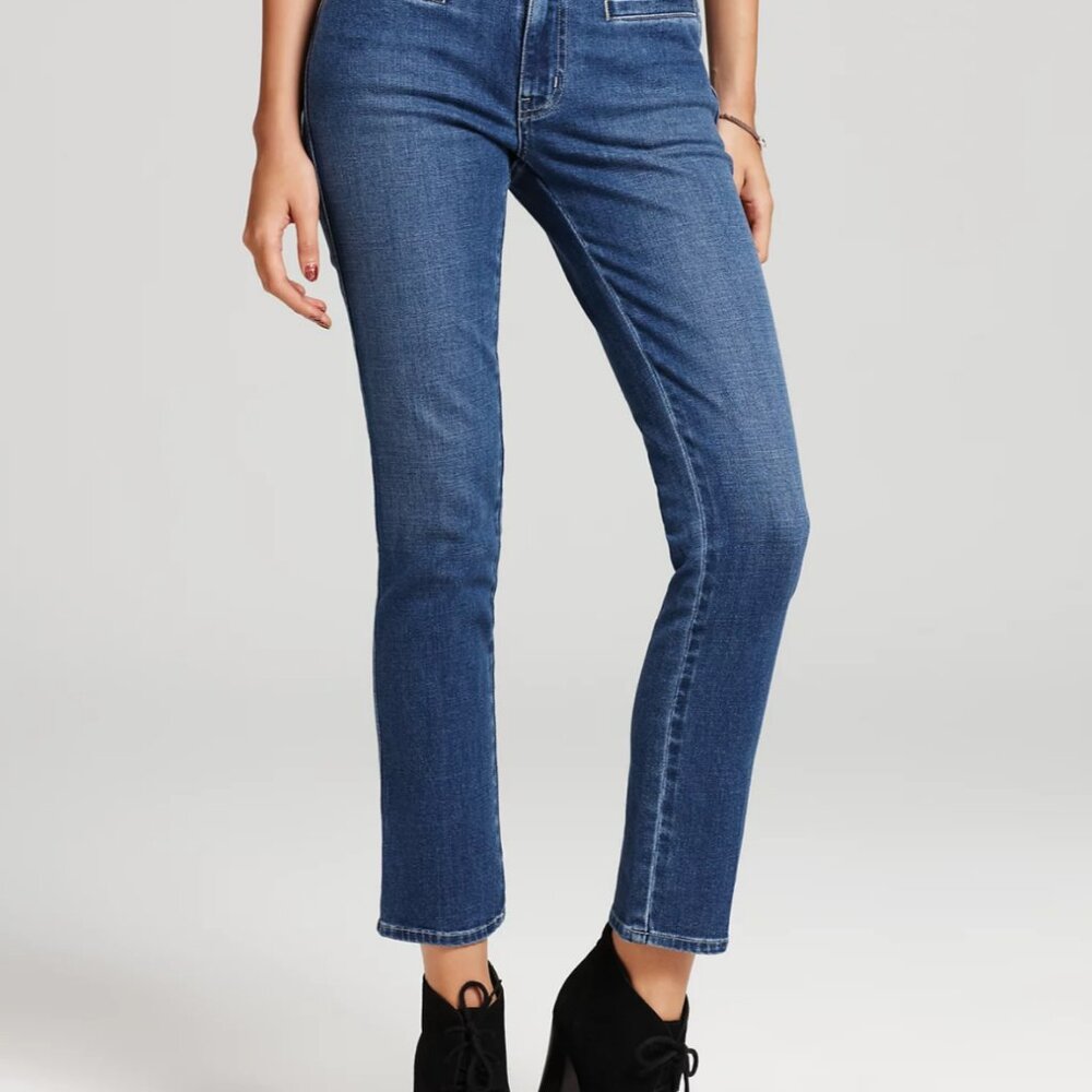 MiH Paris jean cropped slim leg Size 31 in sweet indigo wash NWOT